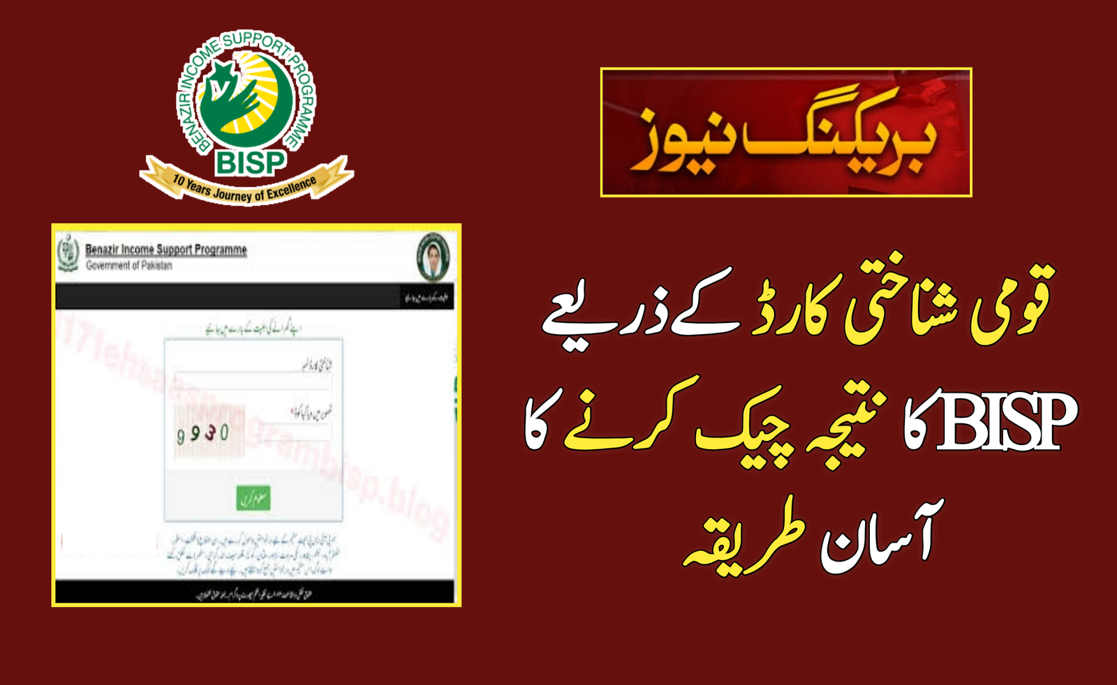 Check BISP 8171 Result Online