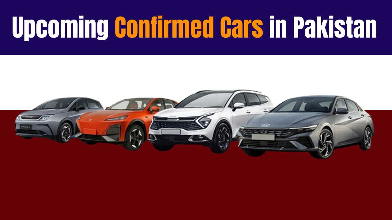 Upcoming Confirmed Cars in Pakistan